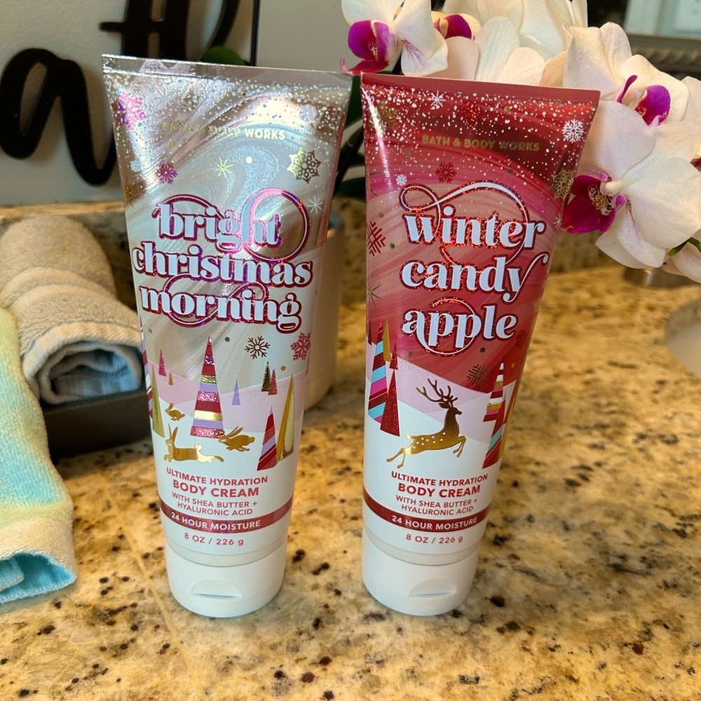 🆕🧴BBW 2 Pack Holiday Ultimate Hydration Body Creams